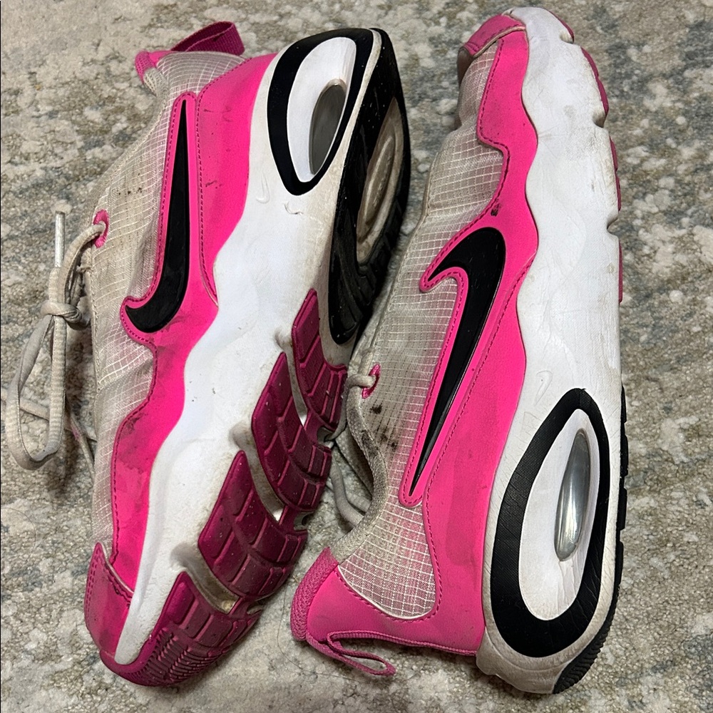 Nike Pink and White Youth Running Shoes